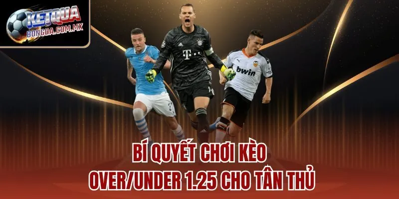 Bí quyết chơi kèo Over/Under 1.25 cho tân thủ