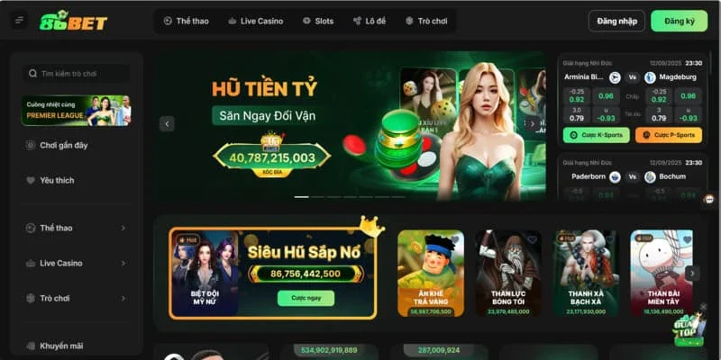 86BET – Trải Nghiệm Cá Cược Uy Tín Với Tỷ Lệ Kèo Hấp Dẫn
