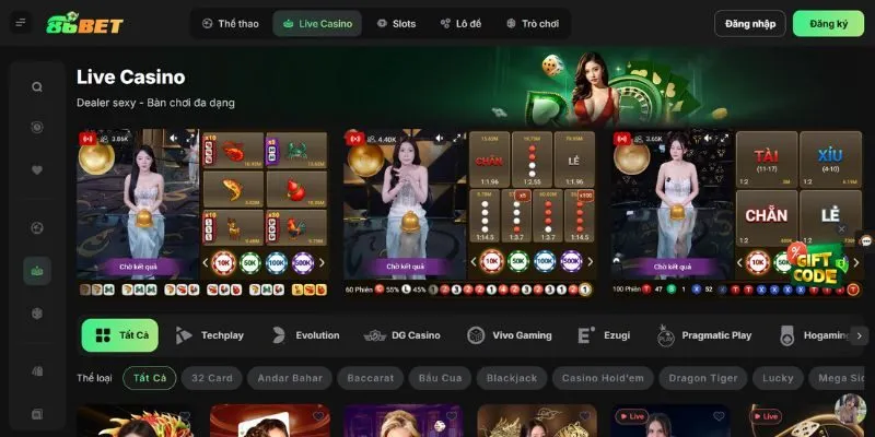 Trải nghiệm giải trí trực tuyến cùng 86bet